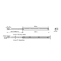 Brumberg Konverter PEPA 48V DALI ON/OFF, 29.8cm, 230V AC / 48V DC, rechteckig, mit Zuleitung, schaltbar, schwarz, 100W