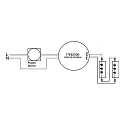 Brumberg LED Rundkonverter, IP20, 230V AC, sek. 350mA, 4.9-7W, dimmbar mit Phasenabschnitt