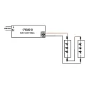 Brumberg LED converter, IP20, 230V AC, sec. 1000mA, 2-42W, non dimmable