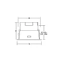 Brumberg ceiling recessed luminaire BINATO swivelling, rotatable, direct IP20, black, white dimmable