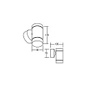 Brumberg wall luminaire GU10 IP44, stainless steel, transparent dimmable