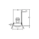 Brumberg Einbaustrahler TIRREL-R, IP20, rund, 230V AC, GU10 (exkl.), schwenkbar, mit Abstandhalter, Aluminium, braunmetallic matt