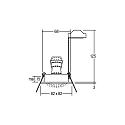 Brumberg Einbaustrahler TIRREL-S, IP20, eckig, 230V AC, GU10 (exkl.), schwenkbar, mit Abstandhalter, Aluminium, strukturweiß