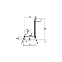 Brumberg Recessed HV spot GU10, max. 50W, round, stainless steel