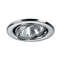 HV-Einbaustrahler BRONNY, IP20, Ø 8.2cm, GU10 max. 10W, schwenkbar, chrom glänzend