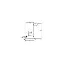 Recessed HV spot GU10, max. 50W, round