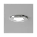 Brumberg recessed luminaire STEAM-R round, direct IP65, black dimmable