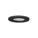 recessed luminaire STEAM-R round, direct IP65, black dimmable