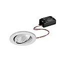 LED Einbaustrahler-Set BRONNY, IP20, Ø 8.2cm, 230V, 6W 3000K 730lm 38°, CRi80, schaltbar, schwenkbar, weiß