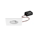 Outdoor LED Einbau-Downlight BB21, IP65, 8.5 x 8.5cm, 230V, 7W 3000K 620lm 36°, schaltbar, starr, weiß
