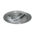 LED-Einbaustrahler TIRRELdeep, IP20, rund, vertieft, 230V AC, 6W 3000K 680lm 38°, schwenkbar, dimmbar, alu matt