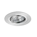 LED Einbaustrahler-Set JANIA-R PHASE, IP20, Ø 9.3cm, 230V, 6W 3000K 730lm 38°, dimmbar, schwenkbar, Alu matt