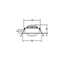 Brumberg LED Einbaustrahler-Set inkl. Konverter, IP20, rund, 230V, 7W 4000K 770lm 38°, schwenkbar 30°, dimmbar, Alu matt