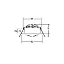 Brumberg recessed luminaire LOOP-R round, swivelling, set of 1 IP20, white dimmable 5W 450lm 3000K 20-40° 20-40° CRI > 90