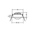 LED Einbaustrahler-Set LOOP-S, 230V AC, 5W 3000K 450lm 38°, CRi >90, schwenkbar, dimmbar, Recycling-Kunststoff, weiß