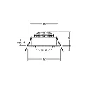 Brumberg LED Einbaustrahler-Set dim2warm inkl. Konverter, IP20, rund, 230V, 6W 1800-3000K 460lm 38°, schwenkbar 30°, Alu matt