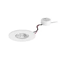 Outdoor LED Einbau-Downlight BB20, IP65, Ø 8.5cm, 230V, 7W 3000K 620lm 36°, dimmbar, starr (Rundkonverter), weiß