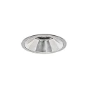 LED Einbaudownlight APOLLO MIDI, 55°, 14,5W, 1869lm, IP20, 230V, CRI > 90, rund, 3000K, silber