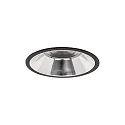 LED Einbaudownlight APOLLO MEGA, 55°, 24,5W, 3192lm, IP20, 230V, CRI > 90, rund, 3000K, schwarz