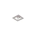 LED Einbaudownlight APOLLO MICRO, 55°, 7W, 873lm, IP20, 230V, CRI > 90, quadratisch, 4000K, silber