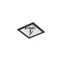 LED Einbaudownlight APOLLO MINI, 55°, 10,5W, 1385lm, IP20, 230V, CRI > 90, quadratisch, 3500K, schwarz