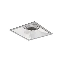 LED Einbaudownlight APOLLO MEGA, 55°, 24,5W, 3194lm, IP20, 230V AC, CRI > 90, quadratisch, 3500K, silber