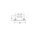 Brumberg LED Einbaudownlight DIOS MICRO, 58°, 7W, 4000K, 865lm, IP20, 230V AC, 50 Hz, CRI > 80, rund, schwarz