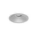 LED Einbaudownlight DIOS MIDI, 59°, 15W, 4000K, 1906lm, IP20, 230V AC, 50 Hz, CRI > 80, rund, silber