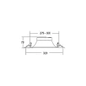 LED Einbaudownlight DIOS MEGA, 59°, 24,5W, 4000K, 3096lm, IP20, 230V AC, 50 Hz, CRI > 80, rund, silber