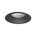 LED Einbaudownlight DIOS MEGA, 59°, 24,5W, 3000K, 2941lm, IP20, 230V AC, 50 Hz, CRI > 80, rund, schwarz