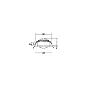 LED Einbaustrahler-Set ABACO, IP44, rund, Ø 8.3cm, 8W 1800-3000K 530lm 36°, CRi >90, schwenkbar, dim2warm (DALI), schwarz