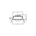 Brumberg recessed luminaire round, swivelling IP20, black dimmable 6W 640lm 3000K 20-40° 20-40° CRI 80-89