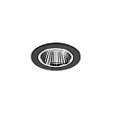 LED Einbaudownlight APOLLO MICRO, 55°, 6,4W, 791lm, IP20, 230V, CRI > 90, rund, 4000K, schwarz