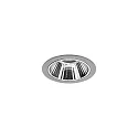 LED Einbaudownlight APOLLO MINI, 55°, 9,4W, 1222lm, IP20, 230V, CRI > 90, rund, 3500K, silber