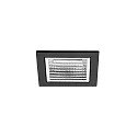 LED Einbaudownlight APOLLO MICRO, 55°, 6,4W, 783lm, IP20, 230V, CRI > 90, quadratisch, 4000K, schwarz
