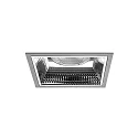 LED Einbaudownlight APOLLO MAXI, 55°, 20,2W, 2421lm, IP20, 230V, CRI > 90, quadratisch, 3000K, silber