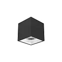 LED Aufbau-Downlight APOLLO MAXI, 20.8x20.8cm, Reflektor glatt, CRi >90, UGR <19, DALI, 20.5W 3000K 55°, schwarz