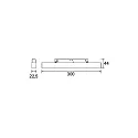 Brumberg LED Schienen-Lichtbalken PEPA LINEAR OPAL, 48V DC, CRi >90, DALI-2 dimmbar, starr, 30cm, 9.6W 3000K 120°