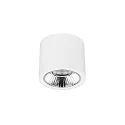 LED Aufbau-Downlight APOLLO MAXI, Ø 20.8cm, Reflektor facettiert, CRi >90, UGR <19, DALI, 20.5W 3500K 55°, weiß