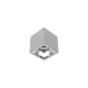 LED Aufbau-Downlight APOLLO MIDI, 16.8x16.8cm, Reflektor facettiert, CRi >90, UGR <19, DALI, 14.5W 4000K 55°, silber