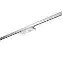 3-phase spot BALI MINI DA 25°/25° DALI-2 - 29.4CM rotatable, DALI controllable, with lens optics IP20, silver matt dimmable