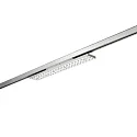 3-phase spot BALI MIDI DA 25°/25° DALI-2 - 58.7CM rotatable, DALI controllable, with lens optics IP20, silver matt dimmable