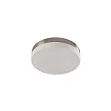 wall and ceiling luminaire IDA Ø 30CM 3 flames E27 IP44, nickel matt dimmable