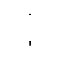 Pendelleuchte TOMEK, zylindrisch, Spot-Rohr 15cm, GU10, Aluminium, strukturschwarz