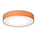 Ceiling luminaire 420, direct / indirect, Ø 42cm, 3 x E27 max. 60W, shade orange / hand blown opal glass, matt