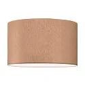 Deckenleuchte SOFT TUBE 280, Ø 28cm, 2 x E27 max. 60W, Schirm Chintz Haselnuss / Diffusor PC