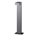LED-Pollerleuchte LANTERN, IP65, Down, schaltbar, inkl. 50cm Anschlussleitung, strukturgraphit, 60cm, 9W 3000K 520lm 90°