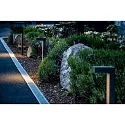 Brumberg LED-Pollerleuchte LANTERN, IP65, Down, schaltbar, inkl. 50cm Anschlussleitung, strukturgraphit, 60cm, 9W 3000K 520lm 90°