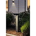 Brumberg LED-Pollerleuchte LANTERN, IP65, Down, schaltbar, inkl. 50cm Anschlussleitung, strukturgraphit, 60cm, 9W 3000K 520lm 90°