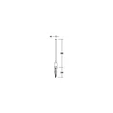 Brumberg Outdoor LED Erdspieß-Strahler VITI, IP65 IK06, 230V AC, CRi >90, Kabel offen, graphit / opal, schaltbar, 58cm, 6W 3000K